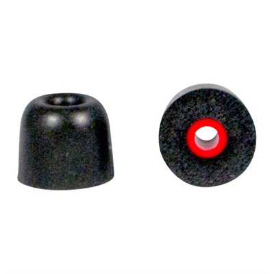 Silynx Communications Foam Ear Tips Black - Foam Ear Tips Color- Black  Size- Medium 3 Pairs