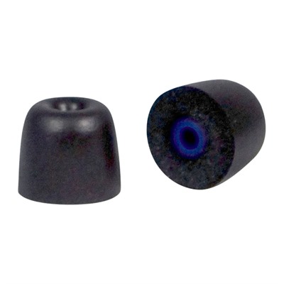 Silynx Communications Foam Ear Tips Black - Foam Ear Tips Color- Black  Size- Large 3 Pairs