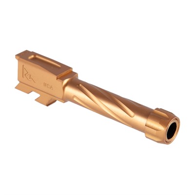 Rival Arms Match Grade Twisted Threaded Barrel For Glock 43 - Match Grade Twisted Threaded Barrel For Glock 43 Bronze