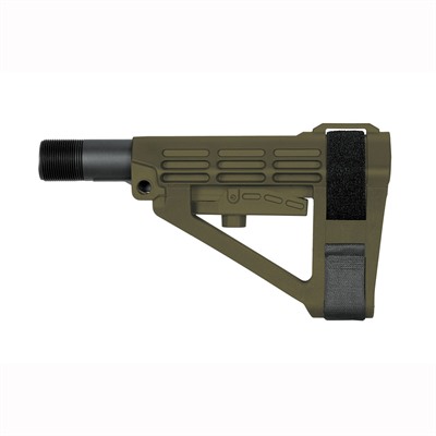 Sb Tactical Ar-15 Sba4 5-Position Adj Braces W/Mil-Spec Carbine Extension - Sba4 5-Position Adjustable Brace Od Green