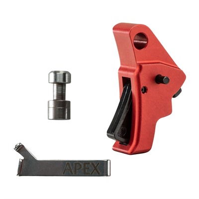 Apex Tactical Specialties Inc Action Enhancement Trigger Kit Without Bar For Glocks Gen 3/4 Action Enh Trigger Kit Without Bar For Glock G3/4 Red