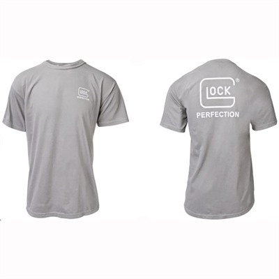 Glock Perfection Logo T-Shirts - Perfection Logo T-Shirt Grey Small