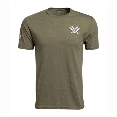 Vortex Optics Short Sleeve Patriot T-Shirts - Short Sleeve Patriot T-Shirt Olive Heather 3xl