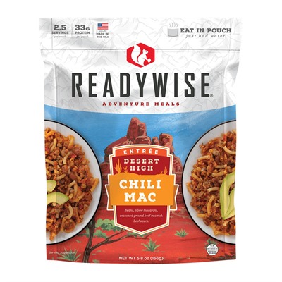 Readywise Desert High Chili Mac With Beef