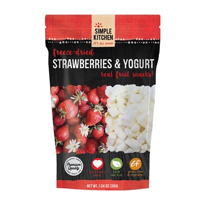 Simple Kitchen Freeze-Dried Strawberries &