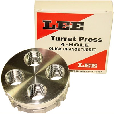 Lee Precision 4-Hole Quick Change Turret - Lee 4 Hole Turret