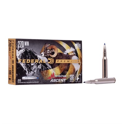 Federal Terminal Ascent 270 Winchester Ammo