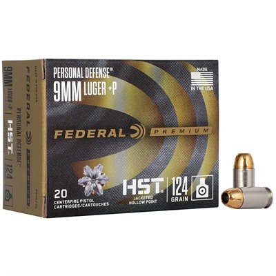 Federal Personal Defense Hst 9mm Luger Ammo