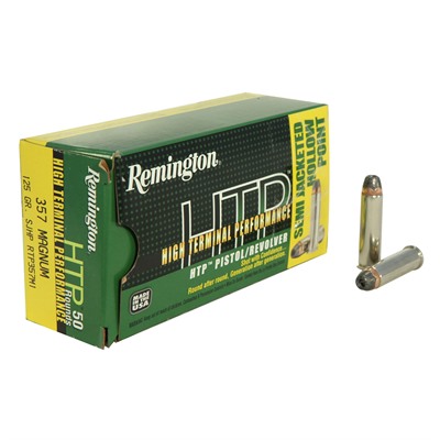 Remington High Terminal Performance Ammo 357 Mag 125gr Semi Jhp 357 Magnum 125gr Semi Jacketed Hollow Point 50/Box
