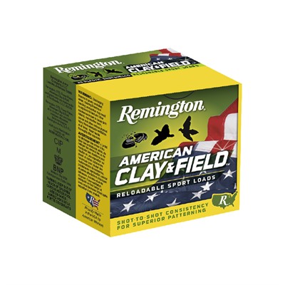 Remington American Clay & Field Ammo 12 Gauge 2 3/4" 1 1/8 Oz #8 Shot 12 Gauge 2.75 1 1/8oz #8 25/Box