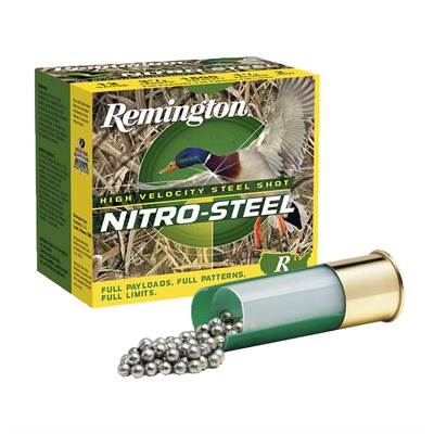 Remington Nitro Steel High Velocity Ammo 10 Gauge 3 1/2" 1 1/2 Oz #2 Shot 10 Gauge 3 1/2 1 1/2 Oz #2 Shot 25/Box