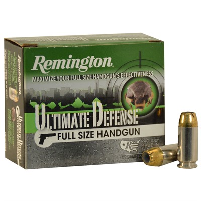 Remington Hd Ultimate Defense Ammo 40 S&W 165gr Jhp 40 S&W 165gr Jacketed Hollow Point 20/Box