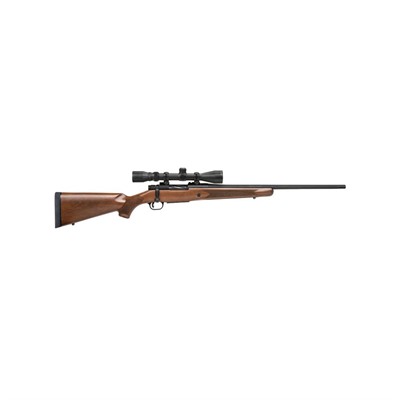 Mossberg Patriot Rifle 22in 308 Winchester Blue Walnut Scope 3x9 5 1rd Patriot Rifle 22in 308 Winchester Matte Blue Walnut Scope 3x