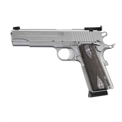 Sig Sauer 1911 Target Stainless Handgun 45 Acp 5in 8 1 1911 45 S Tgt Ca 1911 Trgt Ss Hndgn 45 Acp 5in 8 1 Ss 1911 45 S Tgt Ca