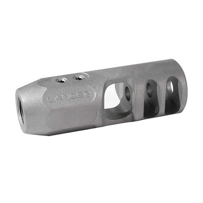 Lancer Systems Nitrous Compensator 22 Caliber 1/2 28 Stainles Steel in USA Specification