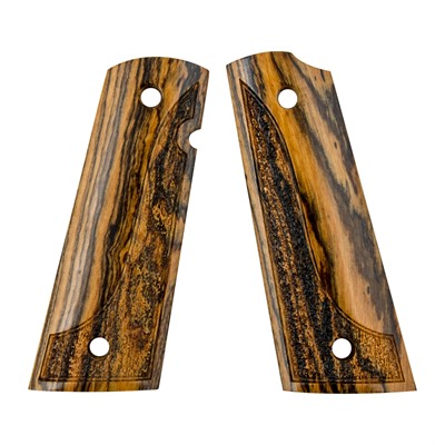 Artisan Stock And Gunworks Inc 1911 Exotic Wood Grips - 1911 Exotic Wood Grip Made From Bocote