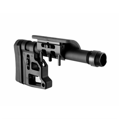 Modular Driven Technologies Rifle Skeleton Carbine Stock With Cheek Riser - Skeleton Carbine Stock With Cheek Riser 9.75in Black