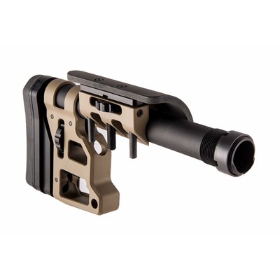 Modular Driven Technologies Rifle Skeleton Carbine Stock With Cheek Riser - Skeleton Carbine Stock With Cheek Riser 9.75in Fde