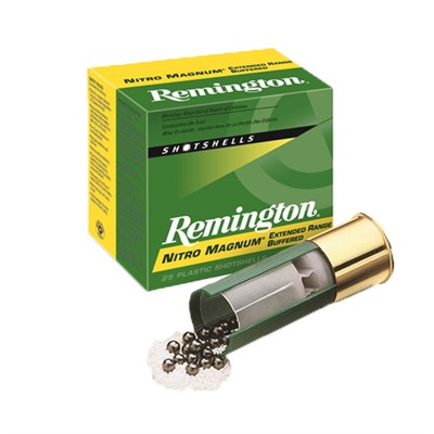Remington Nitro Mag Buffered Magnum Ammo 12 Gauge 3" 1 7/8 Oz #2 Shot 25/Box
