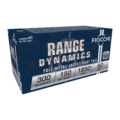 Fiocchi Ammunition Range Dynamics 300 Aac Blackout Ammo