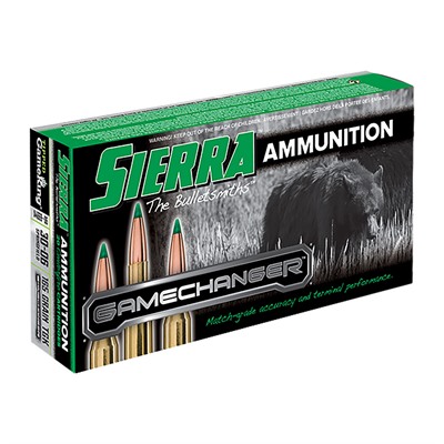 Sierra Bullets Gamechanger 30-06 Springfield Ammo - 30-06 Springfield 165gr Tipped Gameking 20/Box