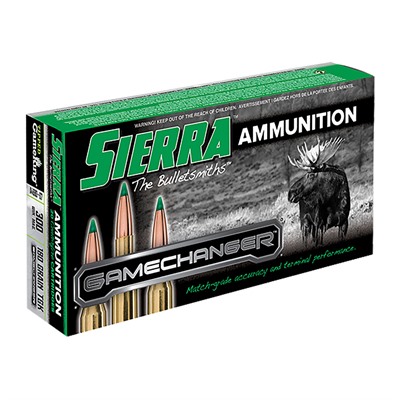 Sierra Bullets Gamechanger 300 Winchester Magnum Ammo - 300 Winchester Magnum 180gr Tipped Gameking 20/Box