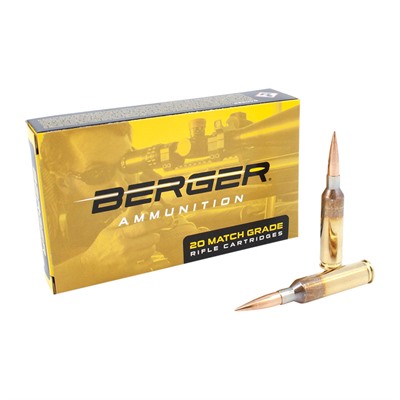 Berger Bullets Match Grade Target 6mm Creedmoor Ammo