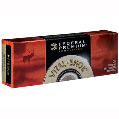 Federal Vital Shok Ammo 6mm Remington 100gr Nosler Partition 6mm Remington 100gr Partition 20/Box