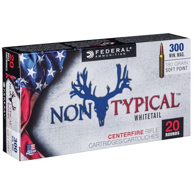 Federal Non Typical Whitetail Ammo 30 06 Springfield 180gr Soft Point 20/Box