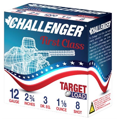 Challenger Ammo First Class Target Load 12 Gauge 2-3/4" Ammo