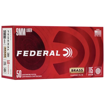 Federal Champion Training Luger Ammo