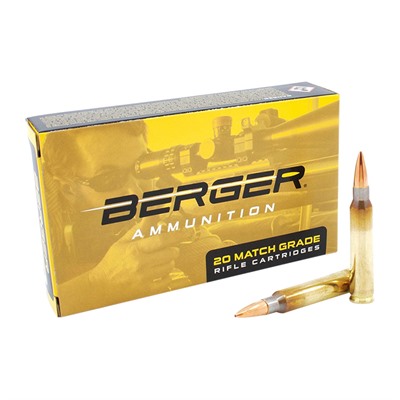Berger Bullets Match Grade Target 223 Remington Ammo