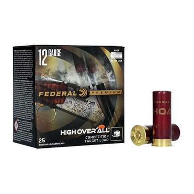 Federal High Over All 12 Gauge Ammo - 12 Gauge 2-3/4" 1oz 3-1/4 Dram #7-1/2 25/Box