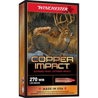 Winchester Copper Impact 270 Winchester Ammo