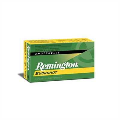 Remington Express Buckshot Ammo 12 Gauge 2 3/4" #0 Shot 12 Gauge 2 3/4" 12 Pellets #0 Shot 5/Box in USA Specification