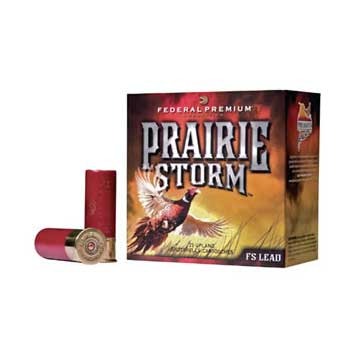 Federal Prairie Storm Ammo 12 Gauge 2 3/4" 1 1/4 Oz #4 Shot 25/Box in USA Specification