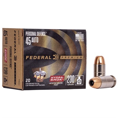 Federal Personal Defense 45 Acp Ammo