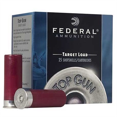 Federal Top Gun Ammo 12 Gauge 2 3/4" 1 Oz #7.5 Shot 25/Box