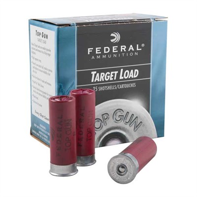 Federal Top Gun Light Ammo 12 Gauge 2 3/4" 1 1/8 Oz #8 Shot 25/Box