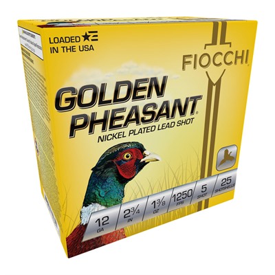 Fiocchi Ammunition Golden Pheasant 12 Gauge Ammo