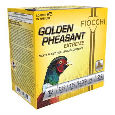 Fiocchi Ammunition Golden Pheasant Gpx  Ammo 12 Gauge 2-3/4