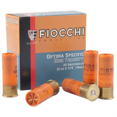 Fiocchi Ammunition Fiocchi 12hv High Velocity 12ga 2 3/4 1 1/4oz #4 25/Bx