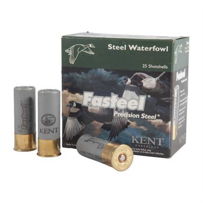 Kent Cartridge Fasteel Waterfowl Ammo 12 Gauge 3 1 1 8 Oz 2 Steel Shot 12 Gauge 3 1 1 8 Oz 2 Steel Shot 25 Box