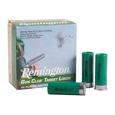 Remington Gun Club Lite Target Ammo 12 Gauge 2 3/4 1 1/8 Oz #9 Shot 25/Box