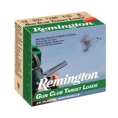 Remington Gun Club Target Ammo 20 Gauge 2 3/4" 7/8 Oz #8 Shot 25/Box