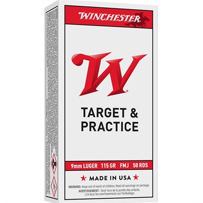 Winchester Usa White Box Ammo 9mm Luger 115gr Fmj