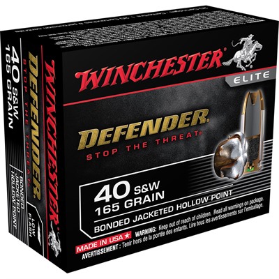 Winchester Pdx1 Defender Ammo 40 S&W 165gr Hp