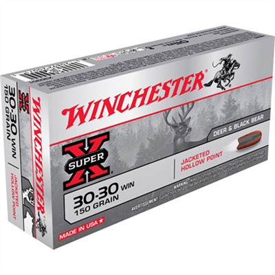 Winchester Super X Ammo 30 Winchester 150gr Hp 30 Winchester 150gr Hollow Point 20/Box
