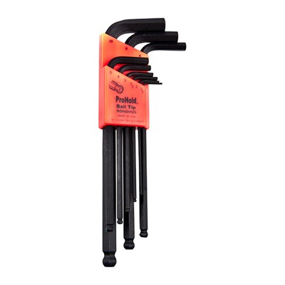 Bondhus Prohold Tip Ball End Wrenches - Prohold Tip Ball End L-Wrenches-Metric