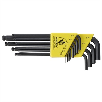 Bondhus Ball Hex "l" Wrenches Inch Ball Hex Set in USA Specification